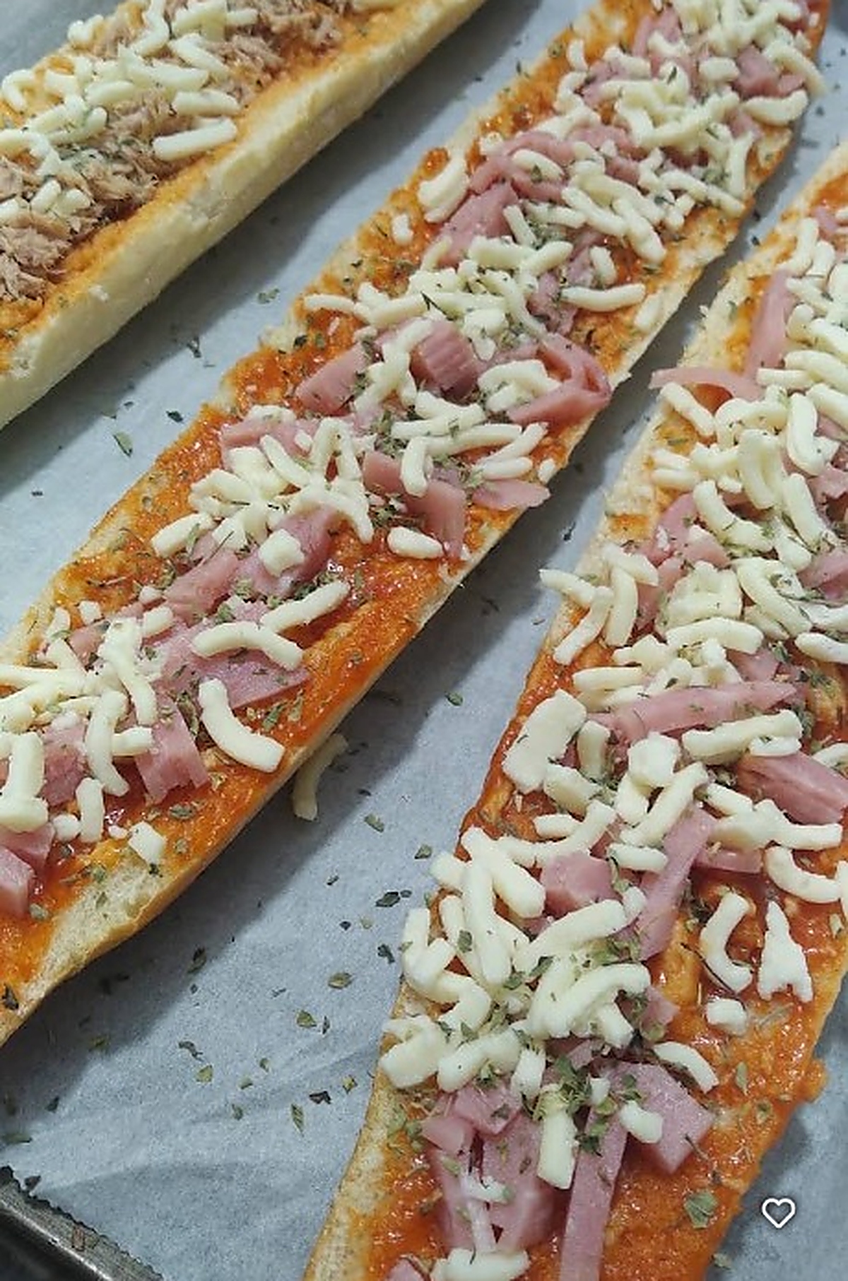 Paninis de jamón y atún